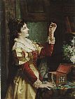 Jan Frederik Pieter Portielje The Jewel Case painting